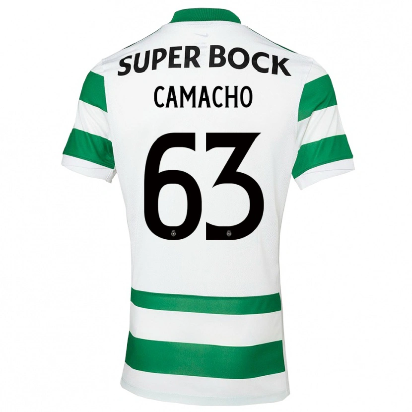 Danxen Dětské Rafael Camacho #63 Zelená Bílá Domů Hráčské Dresy 2025/26 Dres