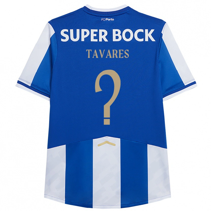 Danxen Dětské João Tavares #0 Modrá Bílá Domů Hráčské Dresy 2025/26 Dres