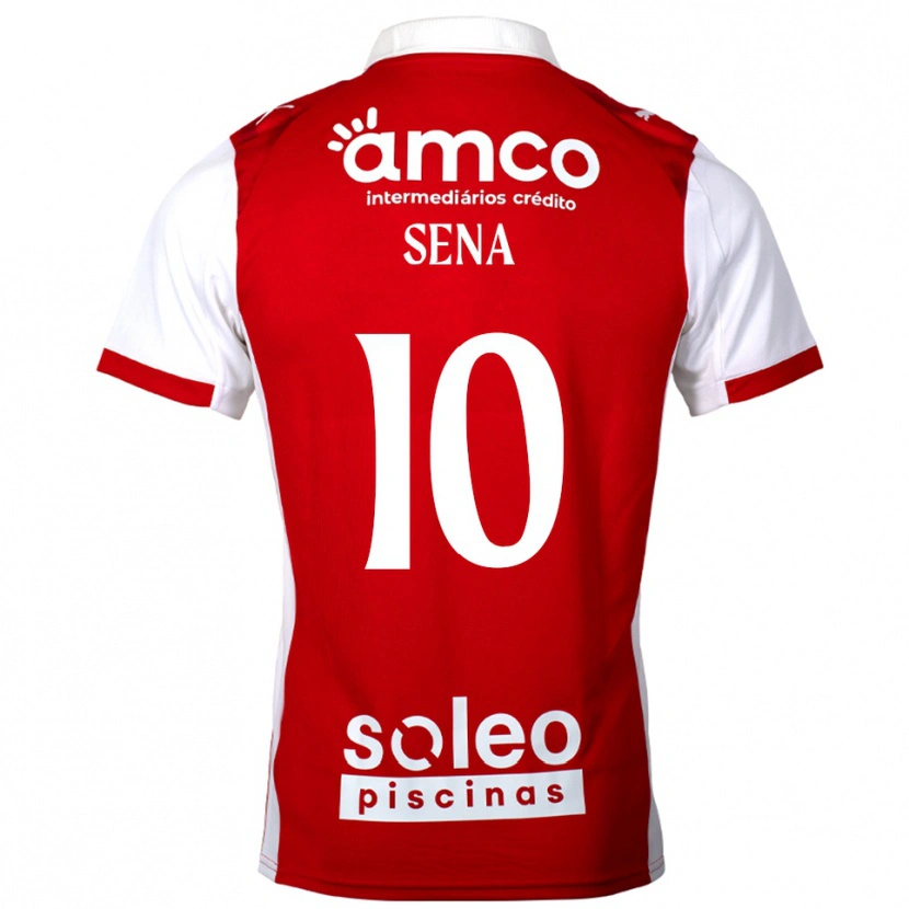 Danxen Dětské Taty Sena #10 Červená Bílá Domů Hráčské Dresy 2025/26 Dres