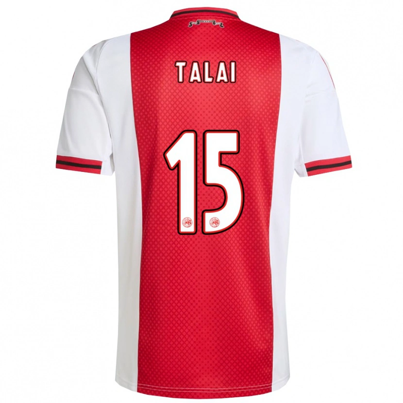 Danxen Dětské Imran Talai #15 Červená Bílá Domů Hráčské Dresy 2025/26 Dres