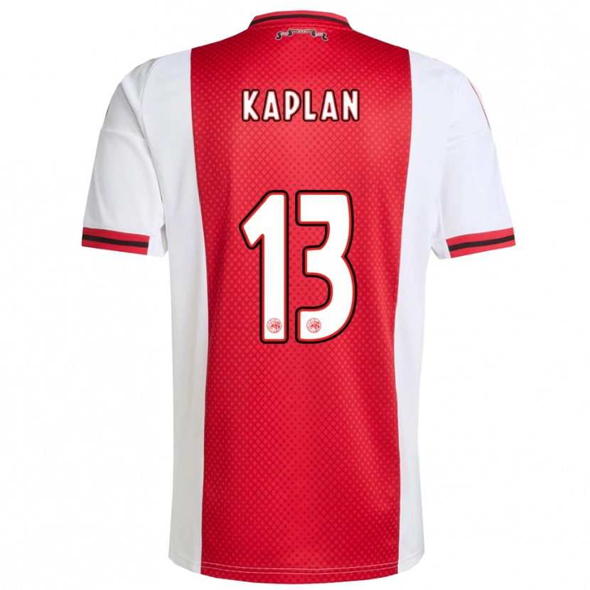 Danxen Dětské Ahmetcan Kaplan #13 Červená Bílá Domů Hráčské Dresy 2025/26 Dres