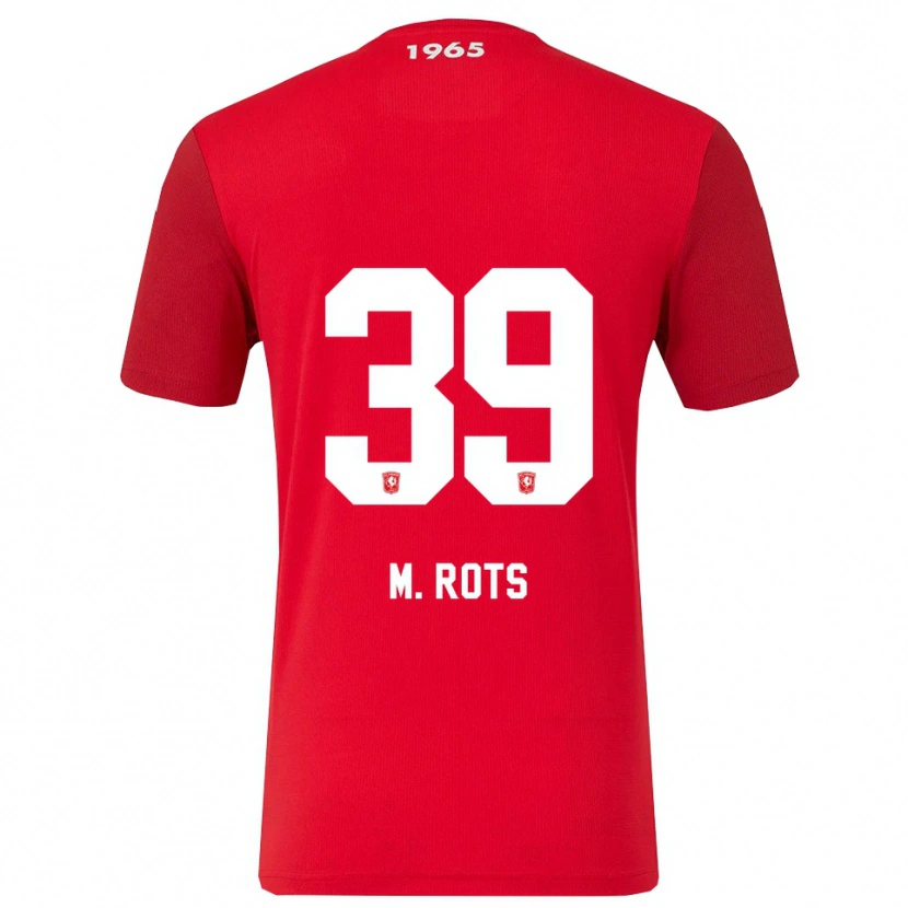Danxen Dětské Mats Rots #39 Červená Bílá Domů Hráčské Dresy 2025/26 Dres