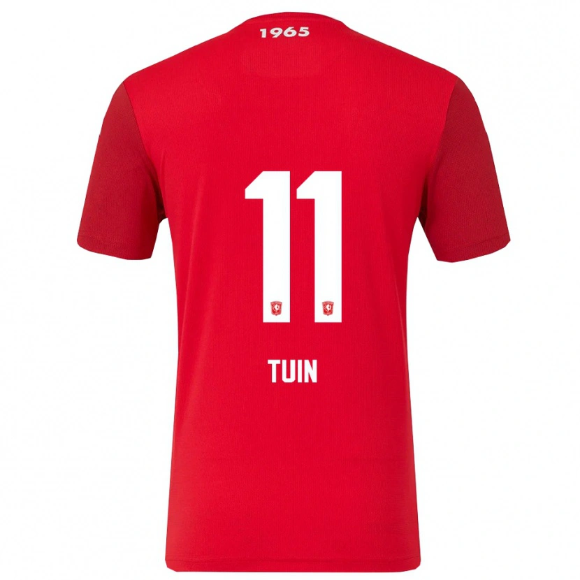 Danxen Dětské Alieke Tuin #11 Červená Bílá Domů Hráčské Dresy 2025/26 Dres
