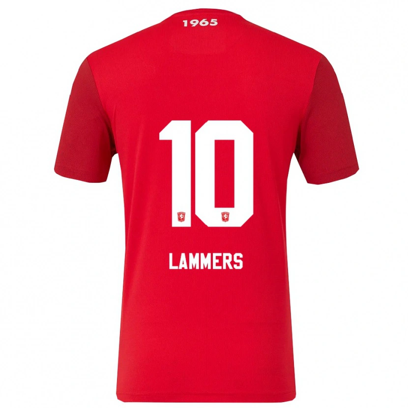 Danxen Dětské Sam Lammers #10 Červená Bílá Domů Hráčské Dresy 2025/26 Dres