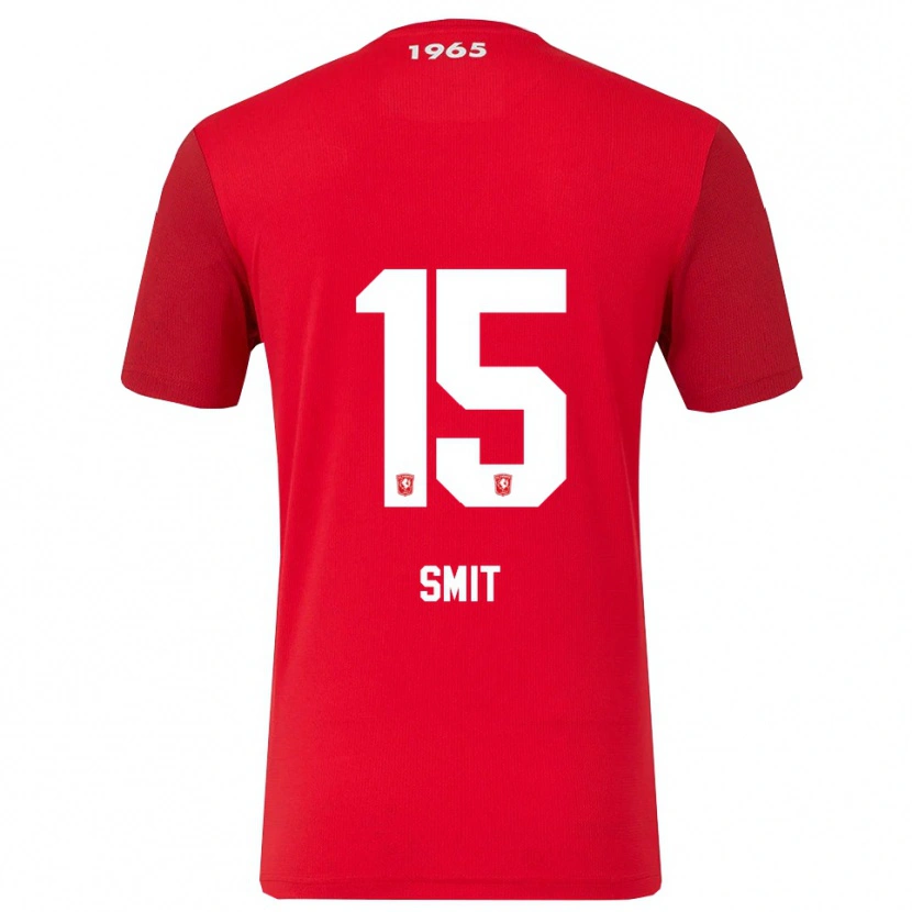 Danxen Dětské Mauro Smit #15 Červená Bílá Domů Hráčské Dresy 2025/26 Dres