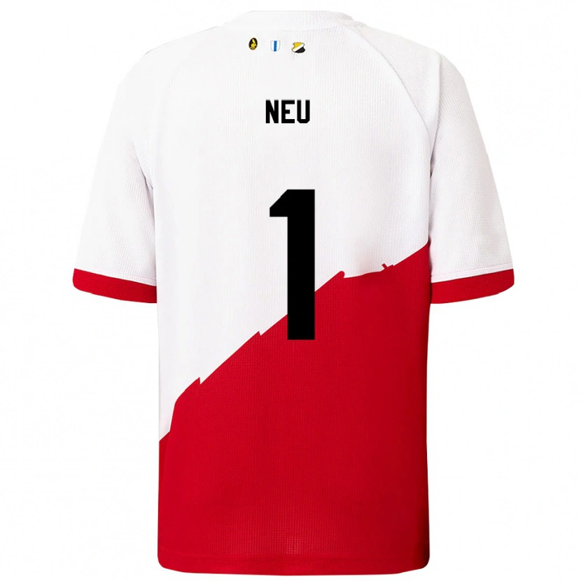 Danxen Dětské Luca Neu #1 Bílá Červená Domů Hráčské Dresy 2025/26 Dres