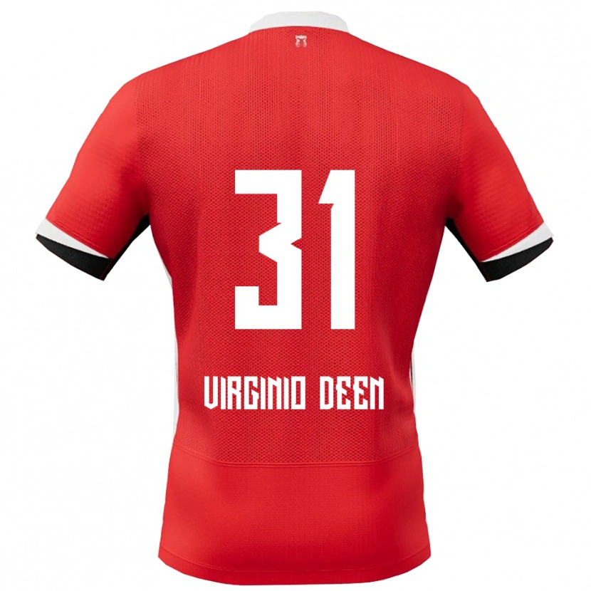 Danxen Dětské Daniël Virginio Deen #31 Červená Bílá Domů Hráčské Dresy 2025/26 Dres
