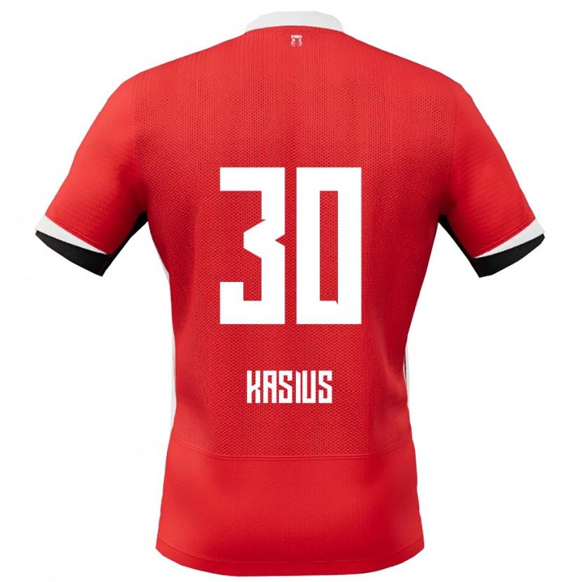 Danxen Dětské Denso Kasius #30 Červená Bílá Domů Hráčské Dresy 2025/26 Dres
