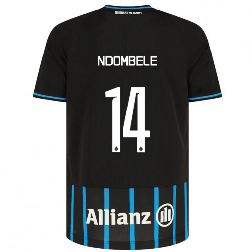Danxen Dětské Don Ndombele #14 Černá Modrá Domů Hráčské Dresy 2025/26 Dres