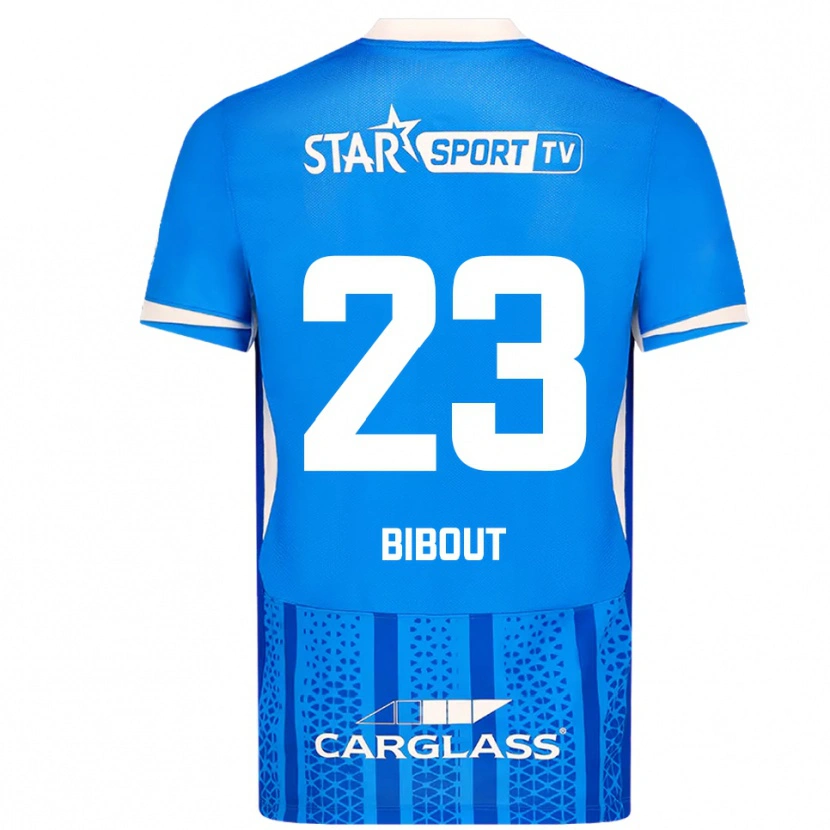 Danxen Dětské Aaron Bibout #23 Modrá Bílá Domů Hráčské Dresy 2025/26 Dres
