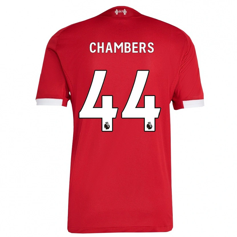 Danxen Dětské Luke Chambers #44 Červená Bílá Domů Hráčské Dresy 2025/26 Dres