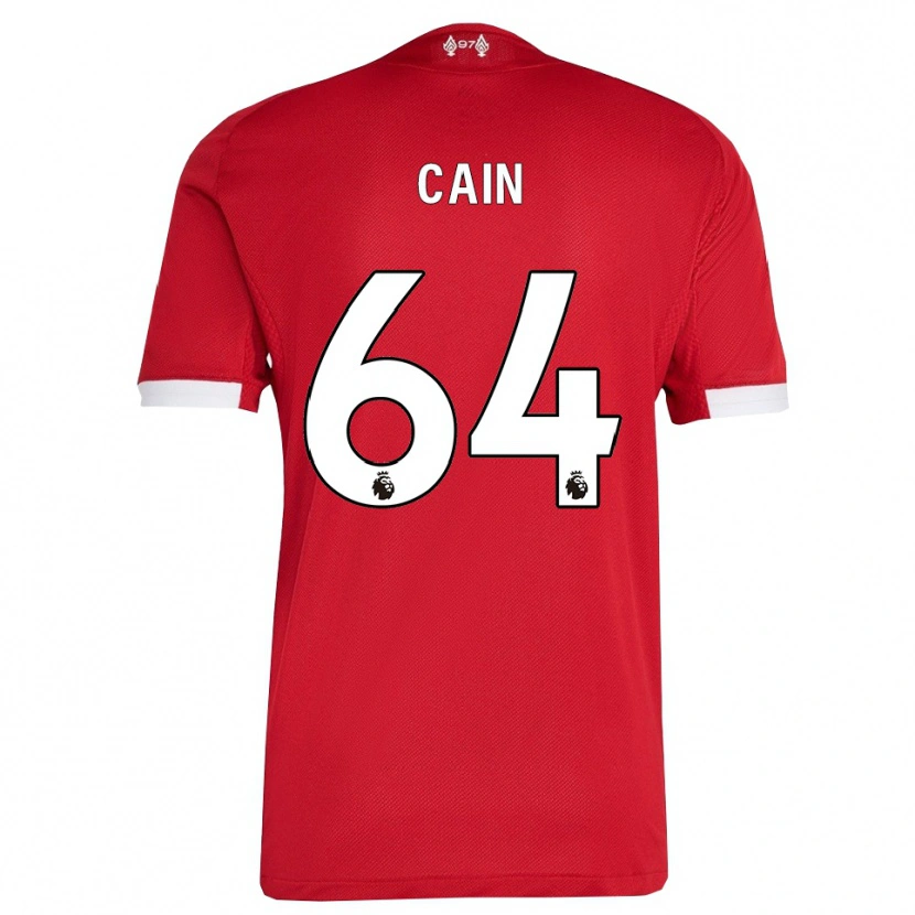 Danxen Dětské Jake Cain #64 Červená Bílá Domů Hráčské Dresy 2025/26 Dres