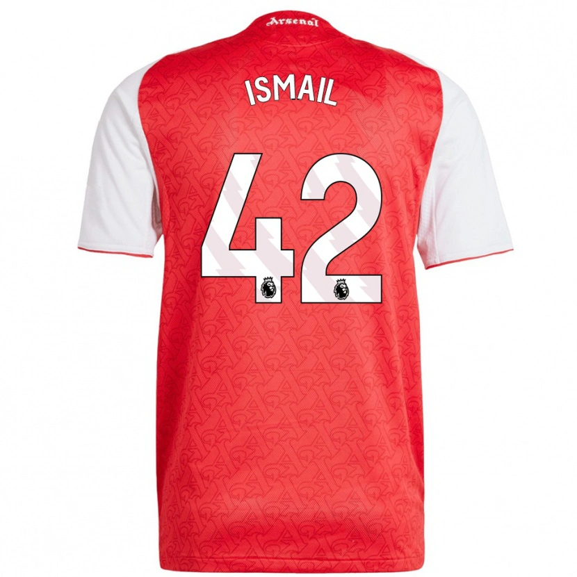 Danxen Dětské Cam'ron Ismail #42 Červená Bílá Domů Hráčské Dresy 2025/26 Dres