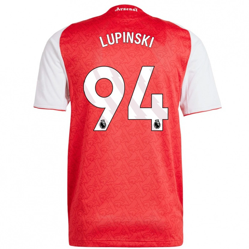 Danxen Dětské Remi Lupinski #94 Červená Bílá Domů Hráčské Dresy 2025/26 Dres