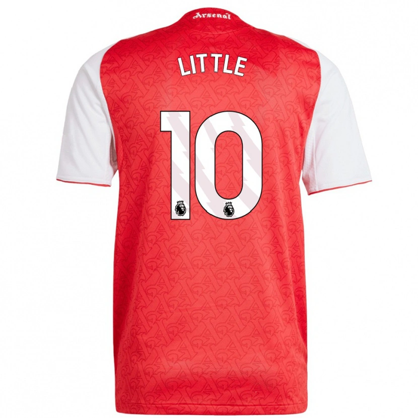 Danxen Dětské Kim Little #10 Červená Bílá Domů Hráčské Dresy 2025/26 Dres
