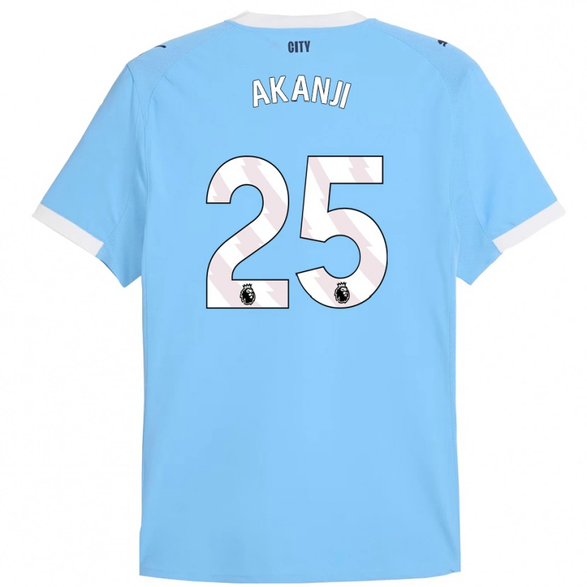 Danxen Dětské Manuel Akanji #25 Nebesky Modrá Bílá Domů Hráčské Dresy 2025/26 Dres