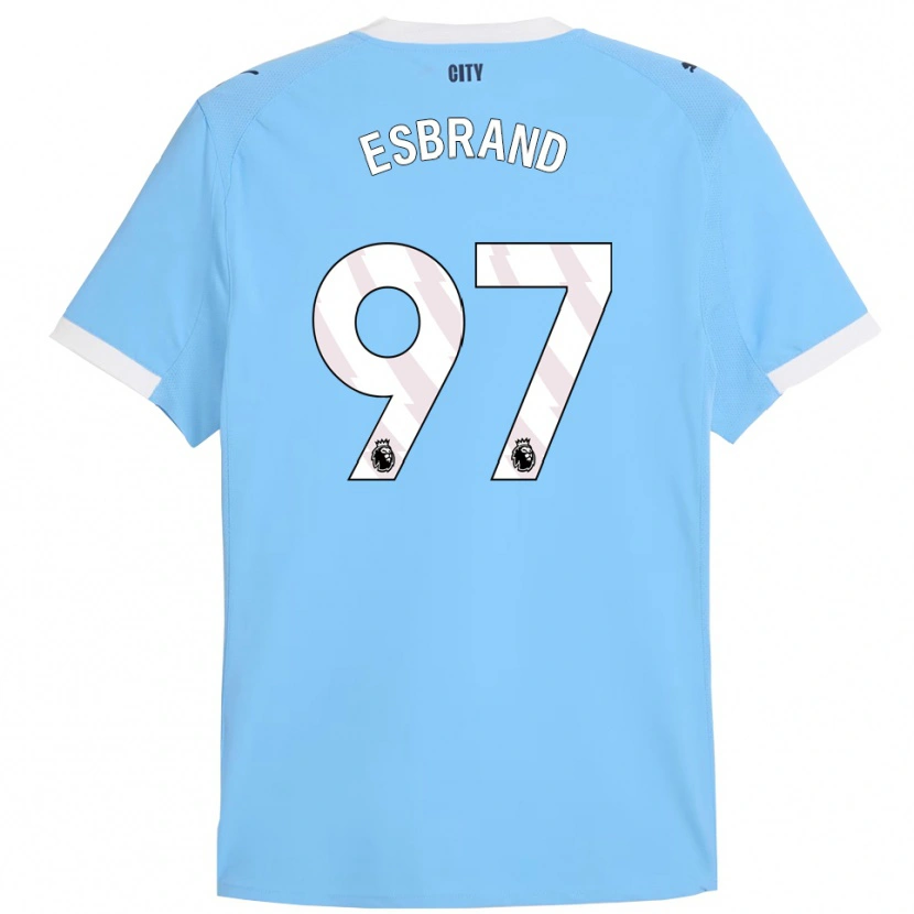 Danxen Dětské Josh Wilson-Esbrand #97 Nebesky Modrá Bílá Domů Hráčské Dresy 2025/26 Dres
