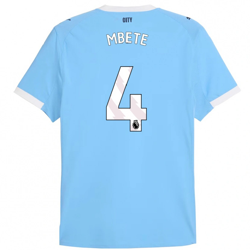 Danxen Dětské Luke Mbete #4 Nebesky Modrá Bílá Domů Hráčské Dresy 2025/26 Dres