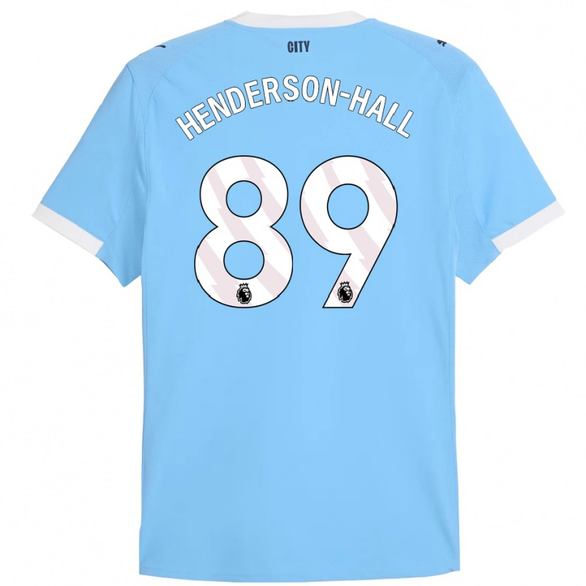 Danxen Dětské Matty Henderson-Hall #89 Nebesky Modrá Bílá Domů Hráčské Dresy 2025/26 Dres