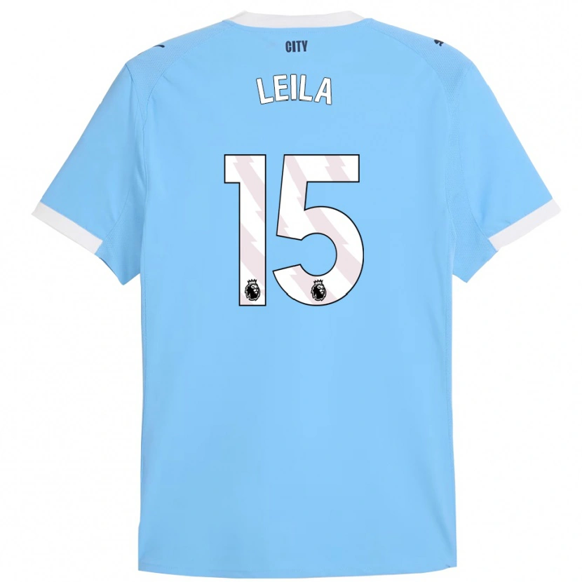 Danxen Dětské Leila Ouahabi #15 Nebesky Modrá Bílá Domů Hráčské Dresy 2025/26 Dres