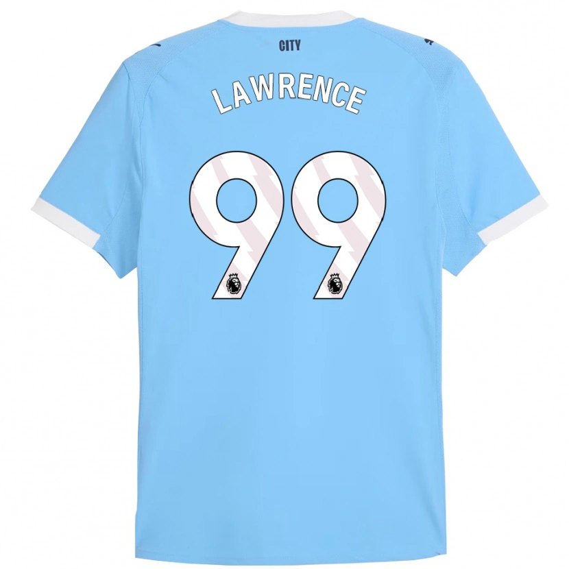 Danxen Dětské Emilio Lawrence #99 Nebesky Modrá Bílá Domů Hráčské Dresy 2025/26 Dres