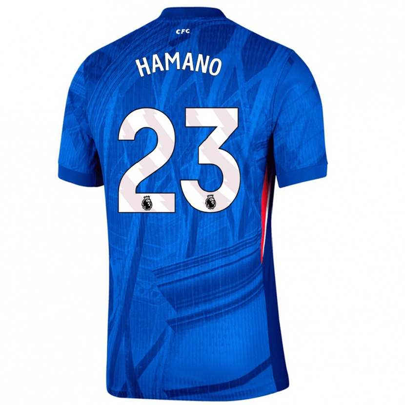 Danxen Dětské Maika Hamano #23 Modrá Bílá Domů Hráčské Dresy 2025/26 Dres
