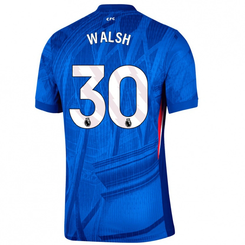 Danxen Dětské Keira Walsh #30 Modrá Bílá Domů Hráčské Dresy 2025/26 Dres