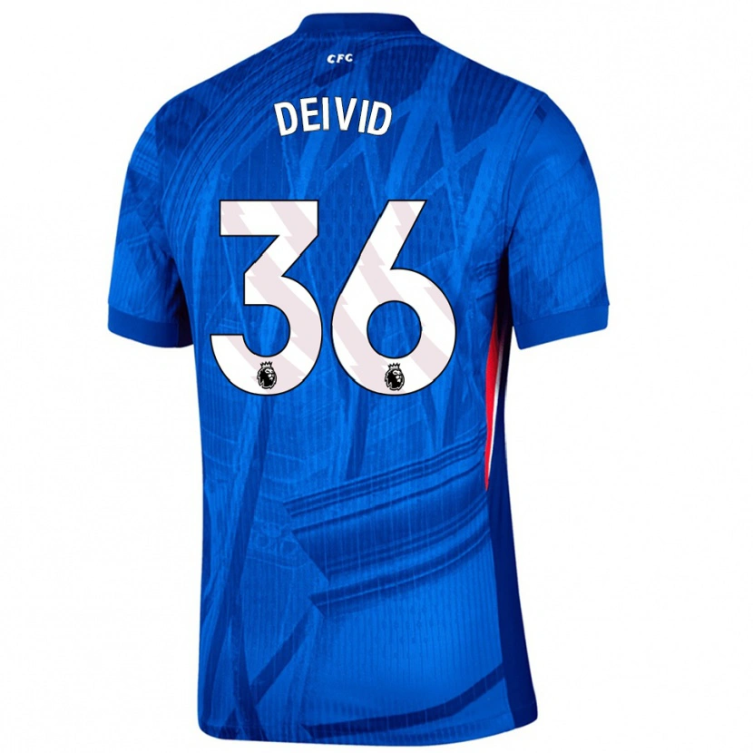 Danxen Dětské Deivid Washington #36 Modrá Bílá Domů Hráčské Dresy 2025/26 Dres