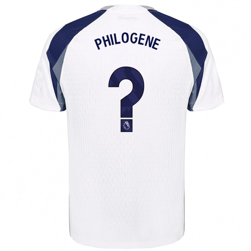 Danxen Dětské Blake Philogene #0 Bílá Tmavě Modrá Domů Hráčské Dresy 2025/26 Dres