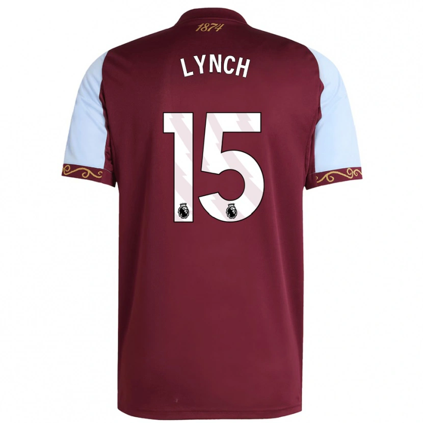 Danxen Dětské Luka Lynch #15 Burgundská Nebesky Modrá Domů Hráčské Dresy 2025/26 Dres