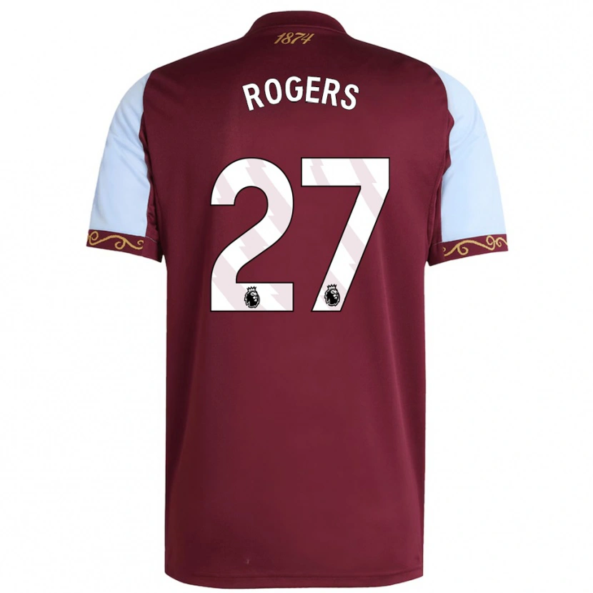 Danxen Dětské Morgan Rogers #27 Burgundská Nebesky Modrá Domů Hráčské Dresy 2025/26 Dres