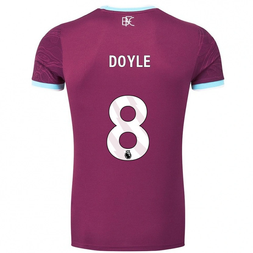 Danxen Dětské Emma Doyle #8 Burgundská Nebesky Modrá Domů Hráčské Dresy 2025/26 Dres