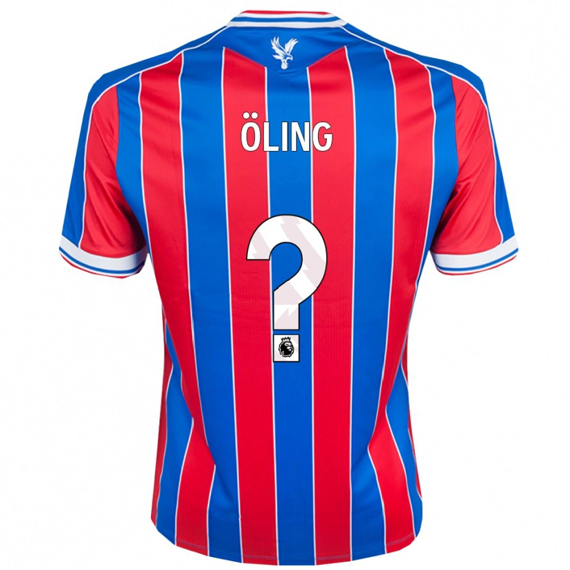 Danxen Dětské Ria Öling #0 Modrá Červená Bílá Domů Hráčské Dresy 2025/26 Dres