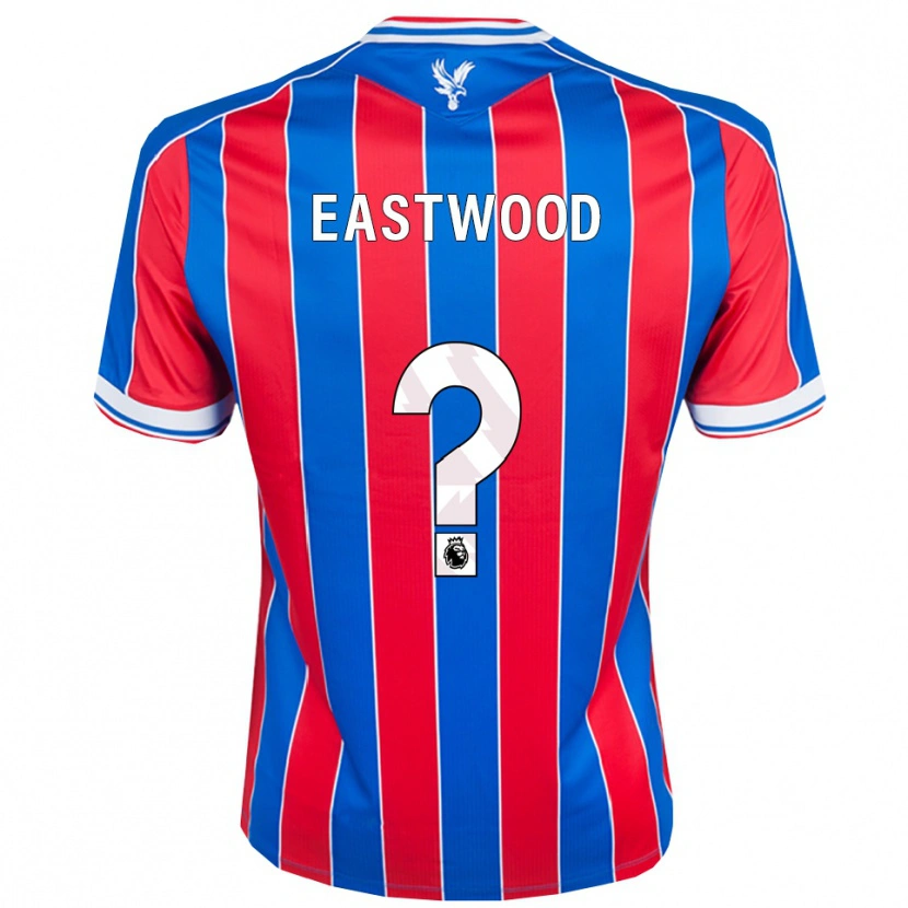 Danxen Dětské William Eastwood #0 Modrá Červená Bílá Domů Hráčské Dresy 2025/26 Dres
