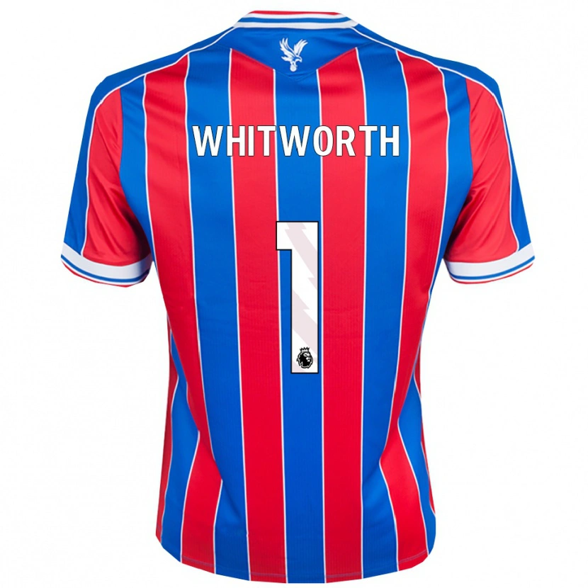 Danxen Dětské Harry Whitworth #1 Modrá Červená Bílá Domů Hráčské Dresy 2025/26 Dres