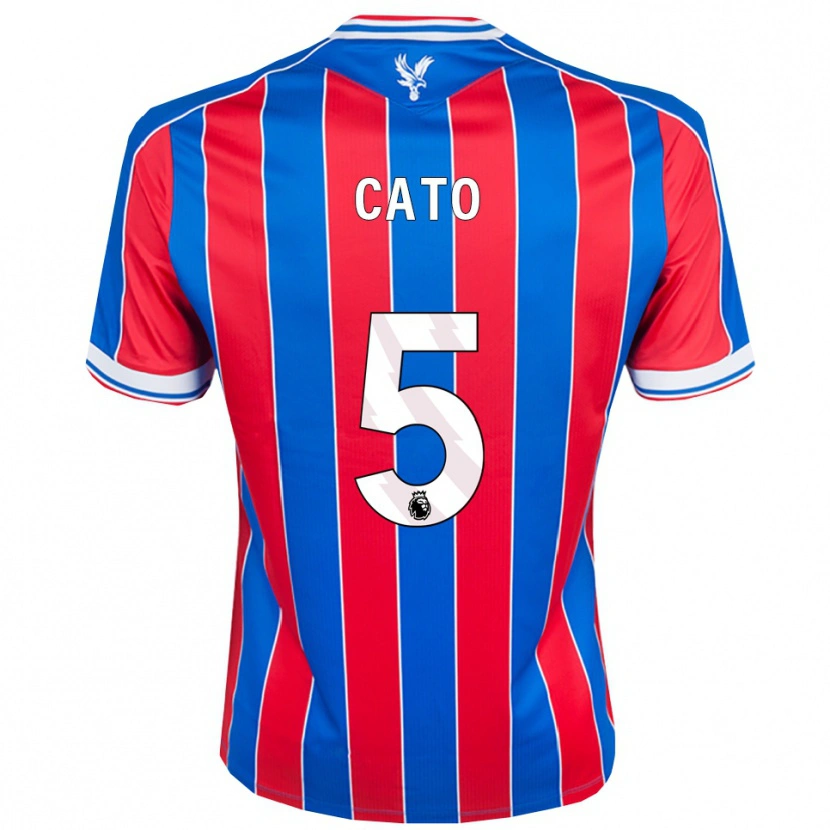 Danxen Dětské My Cato #5 Modrá Červená Bílá Domů Hráčské Dresy 2025/26 Dres