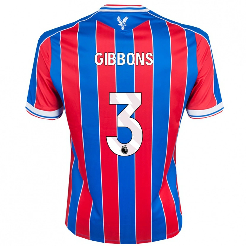 Danxen Dětské Felicity Gibbons #3 Modrá Červená Bílá Domů Hráčské Dresy 2025/26 Dres
