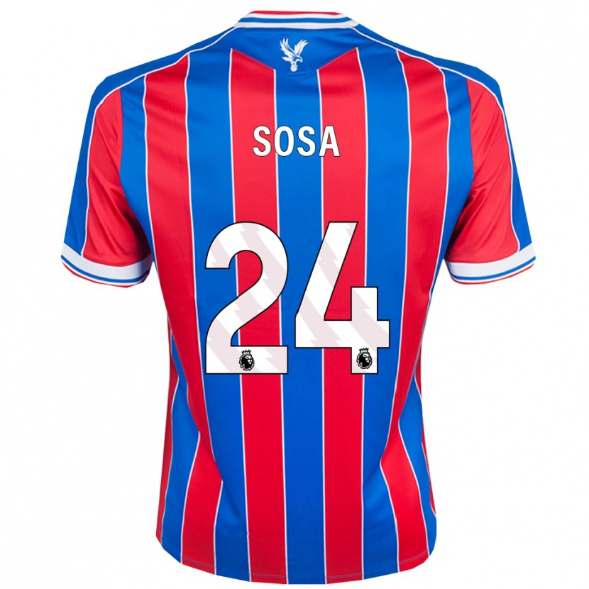 Danxen Dětské Borna Sosa #24 Modrá Červená Bílá Domů Hráčské Dresy 2025/26 Dres