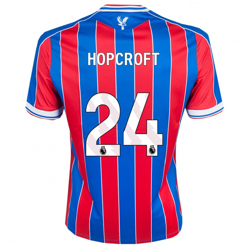 Danxen Dětské Shanade Hopcroft #24 Modrá Červená Bílá Domů Hráčské Dresy 2025/26 Dres