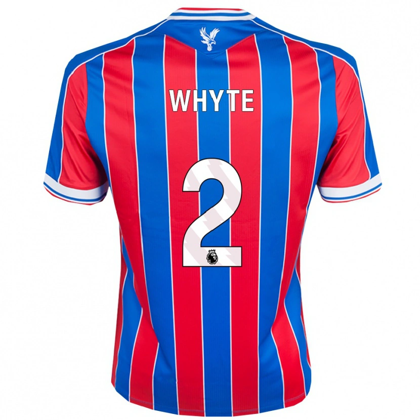 Danxen Dětské Tyler Whyte #2 Modrá Červená Bílá Domů Hráčské Dresy 2025/26 Dres