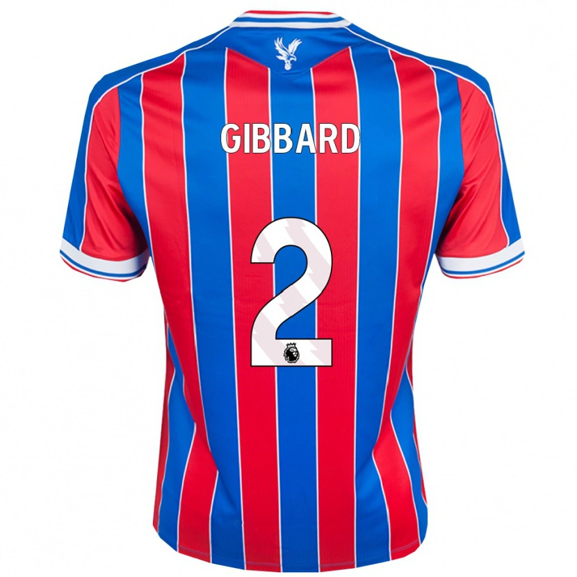 Danxen Dětské Joseph Gibbard #2 Modrá Červená Bílá Domů Hráčské Dresy 2025/26 Dres