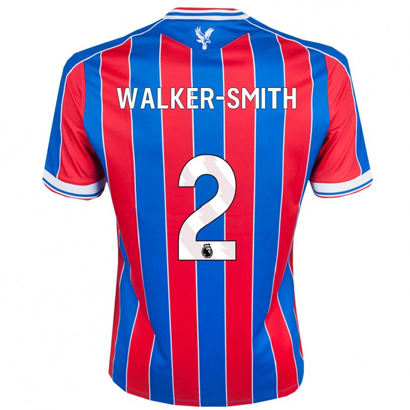 Danxen Dětské Charlie Walker-Smith #2 Modrá Červená Bílá Domů Hráčské Dresy 2025/26 Dres