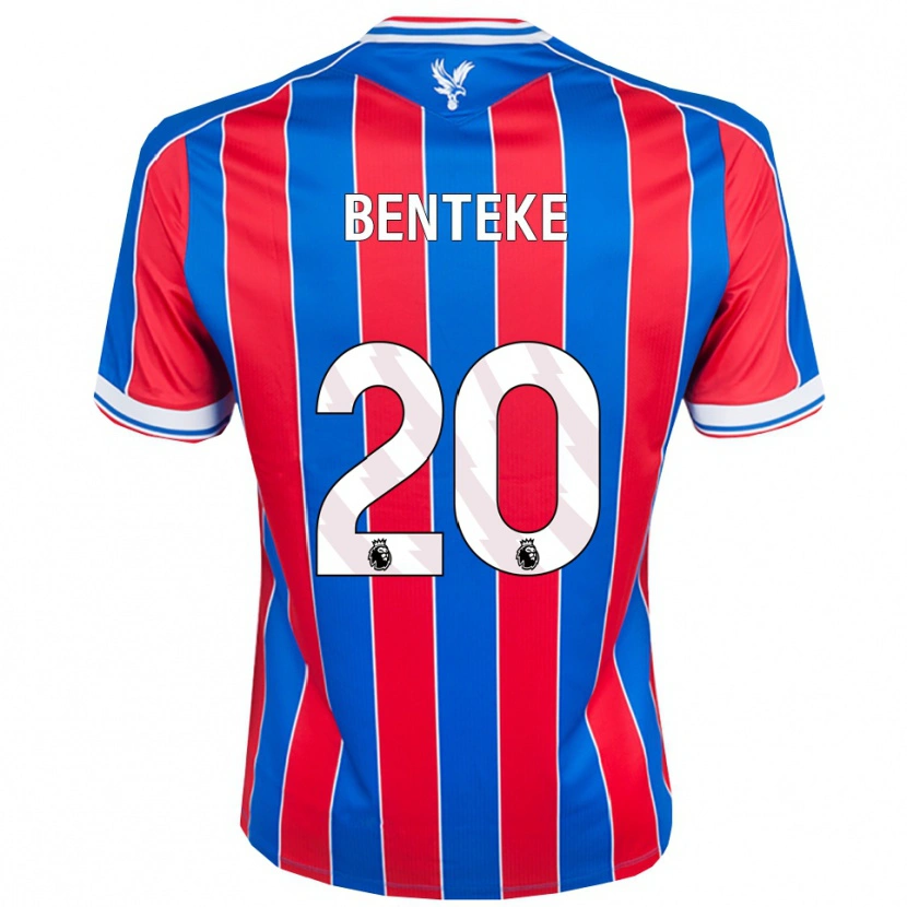 Danxen Dětské Christian Benteke #20 Modrá Červená Bílá Domů Hráčské Dresy 2025/26 Dres