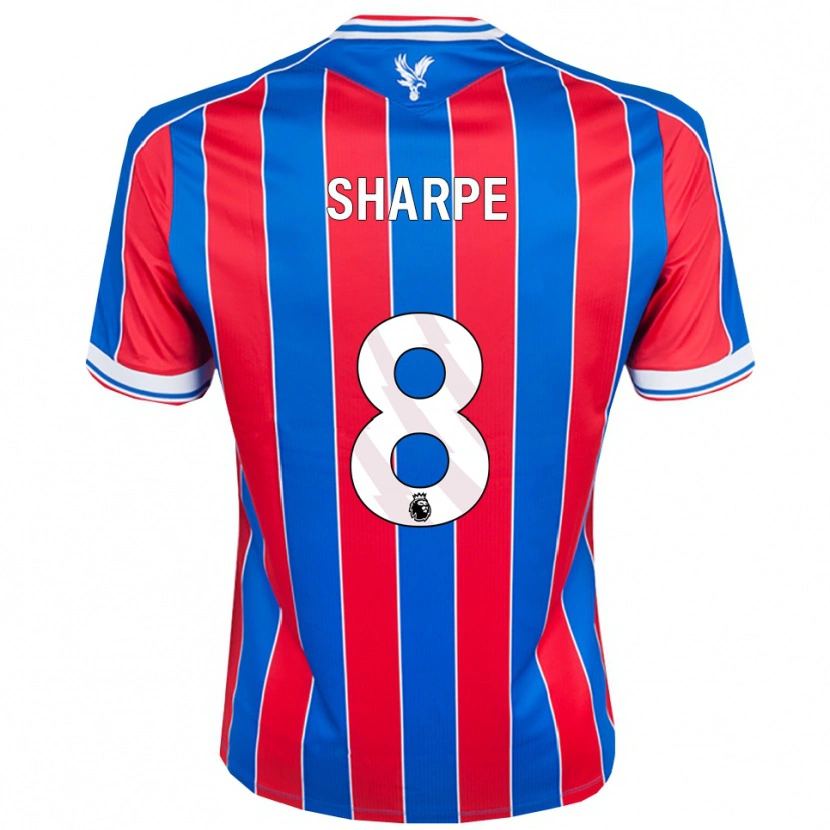 Danxen Dětské Molly-Mae Sharpe #8 Modrá Červená Bílá Domů Hráčské Dresy 2025/26 Dres