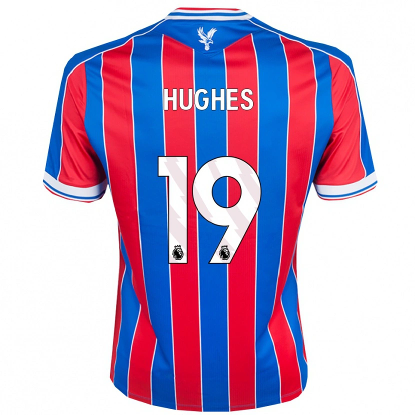 Danxen Dětské Will Hughes #19 Modrá Červená Bílá Domů Hráčské Dresy 2025/26 Dres