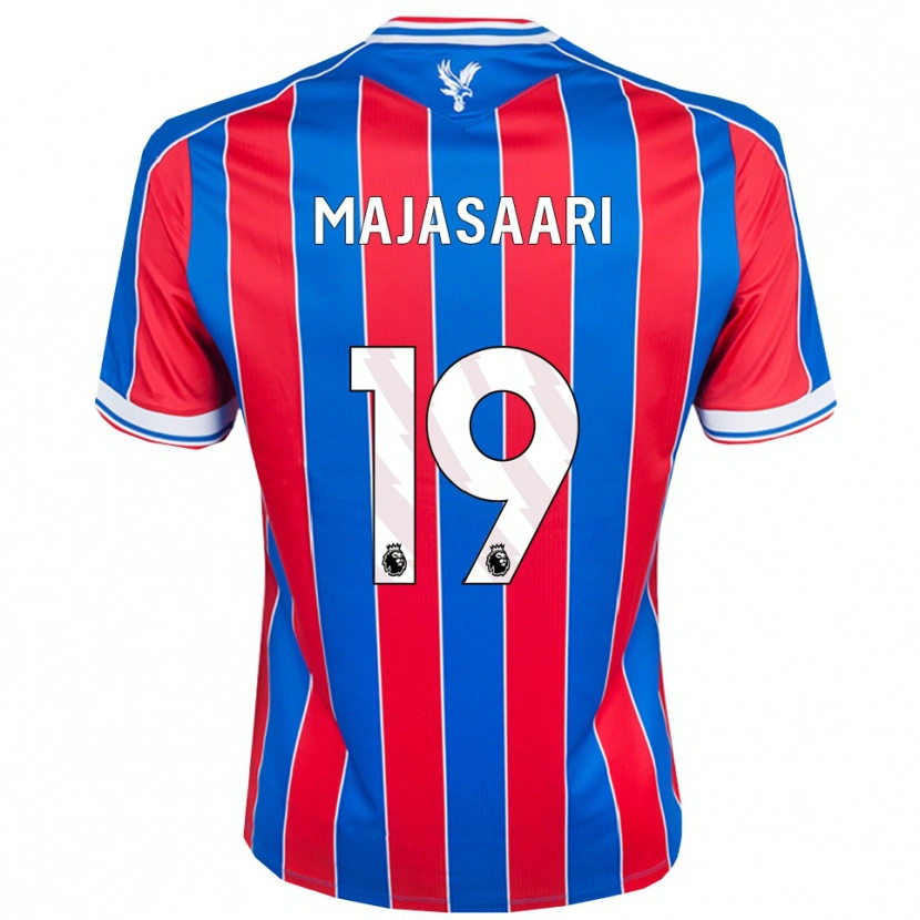 Danxen Dětské Milla-Maj Majasaari #19 Modrá Červená Bílá Domů Hráčské Dresy 2025/26 Dres