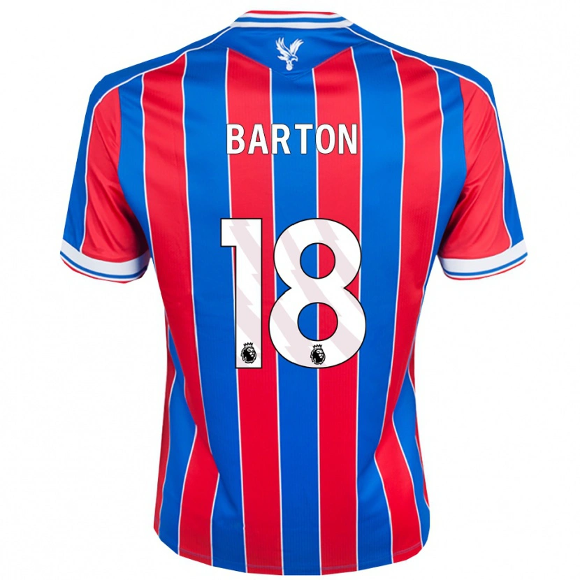 Danxen Dětské Kirsty Barton #18 Modrá Červená Bílá Domů Hráčské Dresy 2025/26 Dres