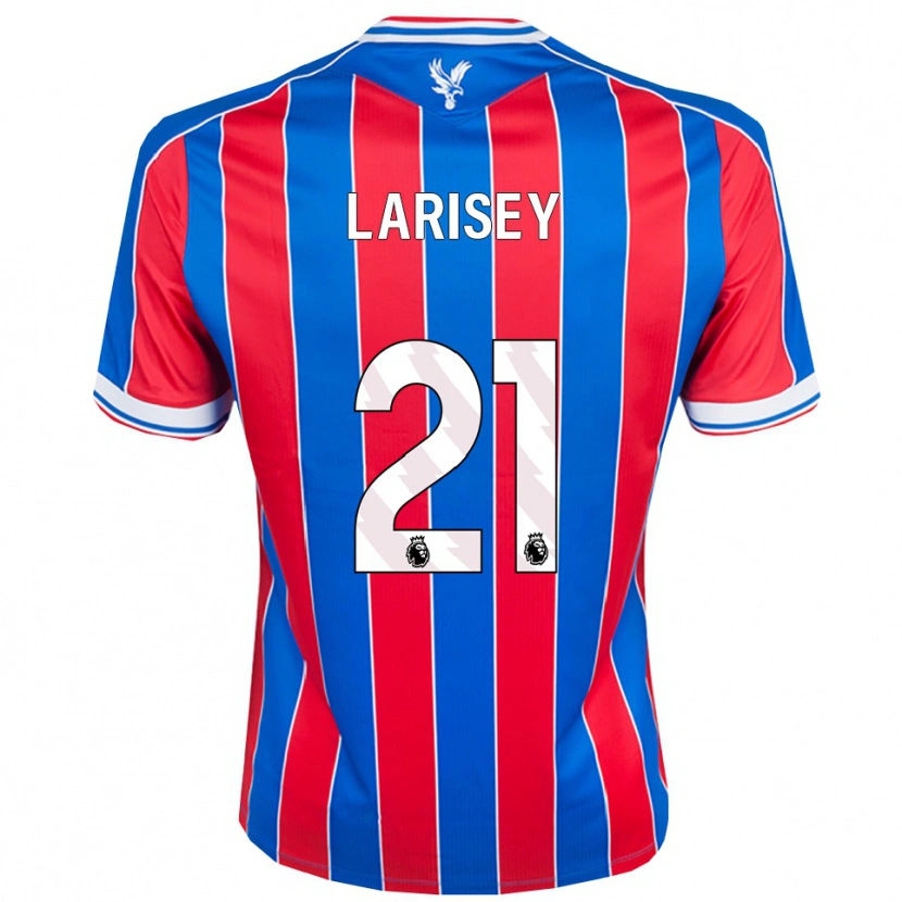 Danxen Dětské Clarissa Larisey #21 Modrá Červená Bílá Domů Hráčské Dresy 2025/26 Dres