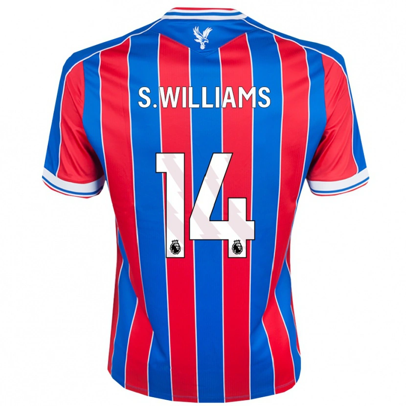 Danxen Dětské Seb Williams #14 Modrá Červená Bílá Domů Hráčské Dresy 2025/26 Dres