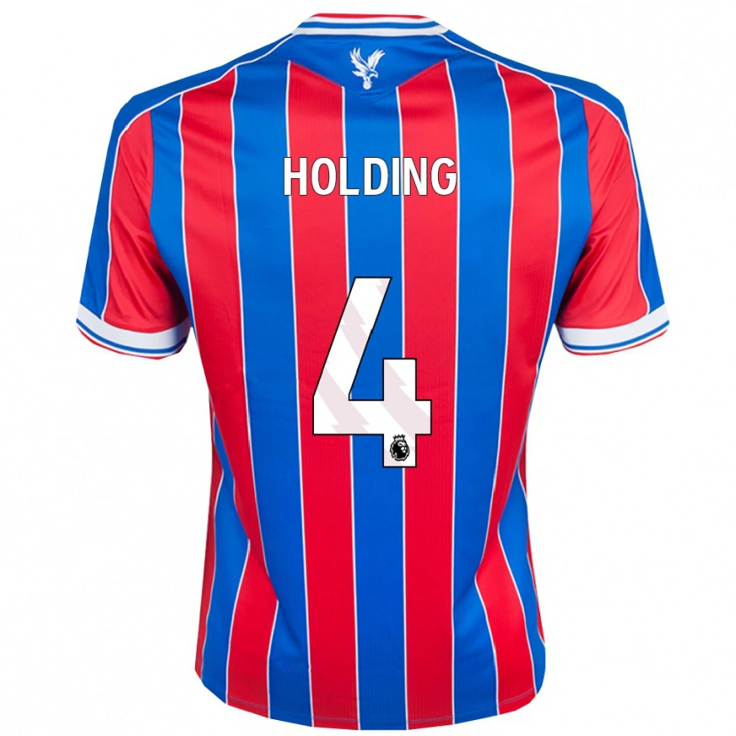 Danxen Dětské Rob Holding #4 Modrá Červená Bílá Domů Hráčské Dresy 2025/26 Dres